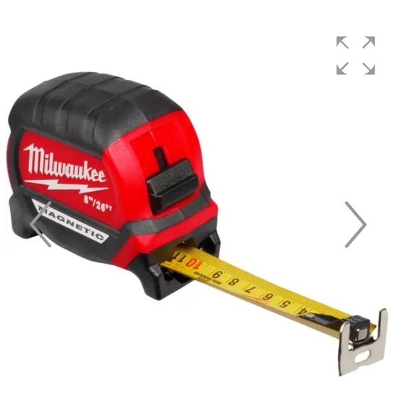 8M/26 FT COMPACT MAGNETIC WIDE BLADE TAPE MEASURE BRAND NEW - Picture 2 of 10